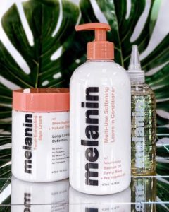 Melanin Haircare SIGNATURE TRIO⁠⁠. Our trio of Signature NATURAL, NON-TOXIC products are formulated to work in conjunction to provide you with BEAUTIFUL, HYDRATED and HEALTHY results no matter your hair texture, type, length, density, or porosity! Featured:⁠ The NEW Multi-Use Softening Leave In Conditioner . The Melanin Haircare Twist-Elongating Style Cream ⁠The Melanin Haircare Multi-Use Pure Oil Blend⁠