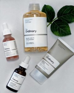 Sephora haul: the ordinary skincare products purchased from Sephora online