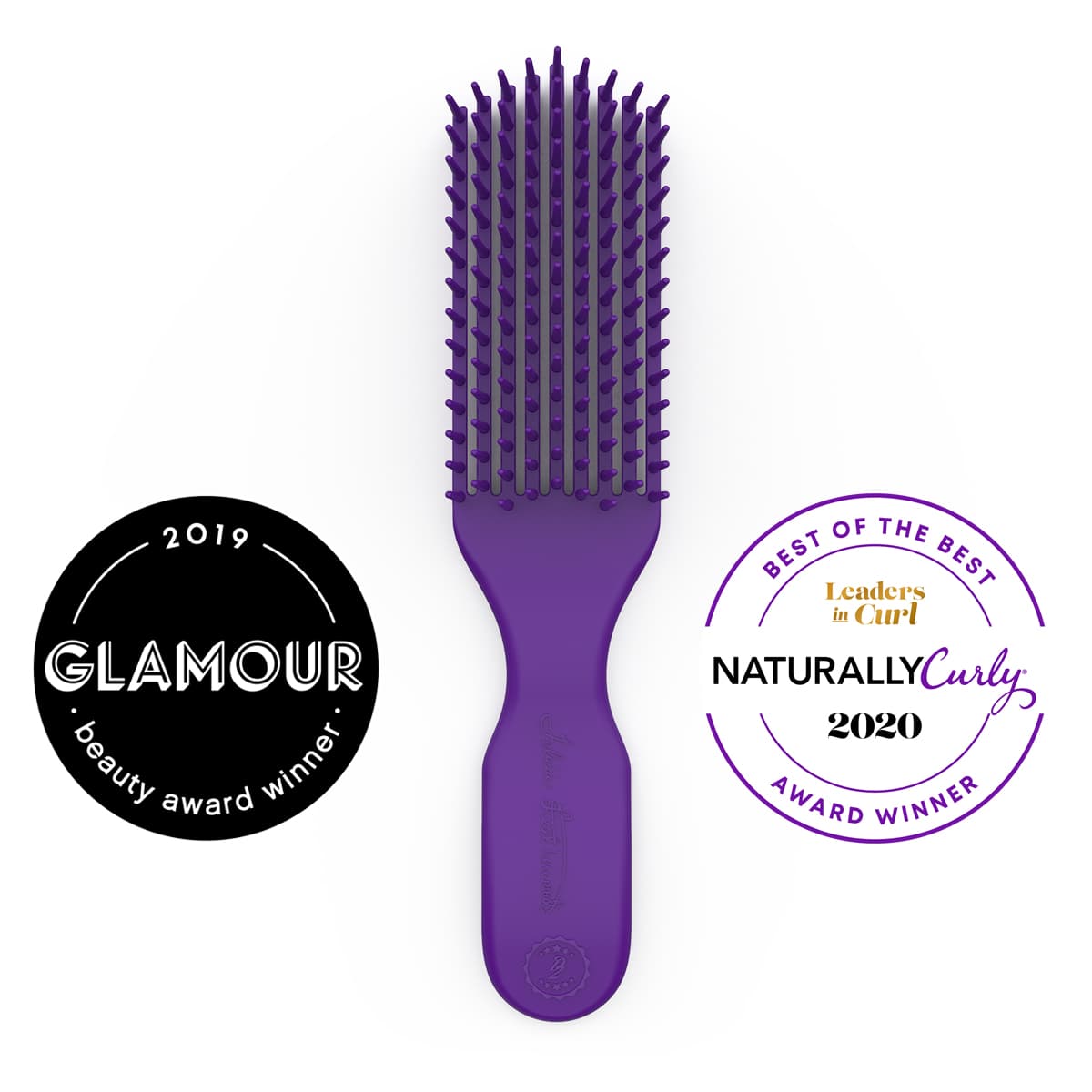 Detangler Brush (Violet Blue Iris)