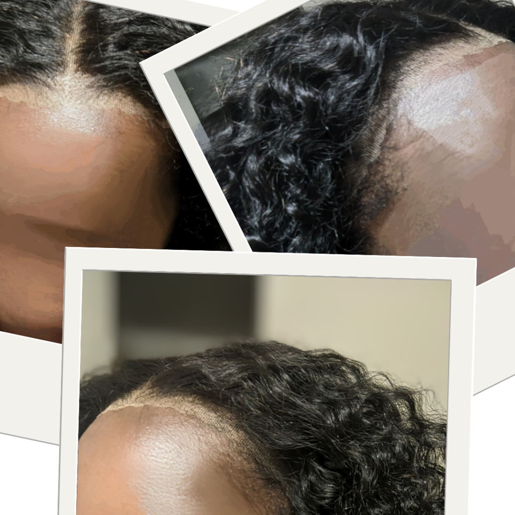 ISEE HAIR Kinky Curly Glueless wig try-on.