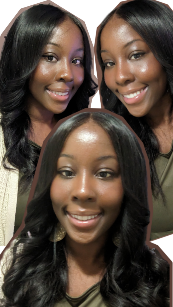 ISEE Hair Yaki Straight Glueless wig collage