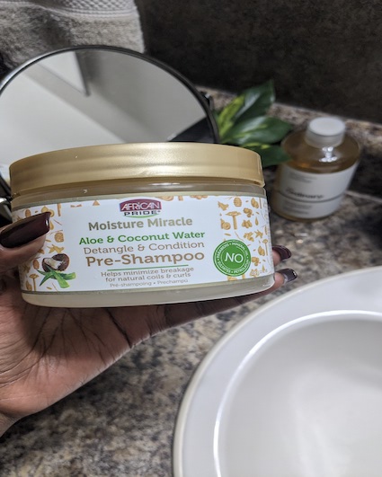 African Pride Miracle Moisture Aloe & Coconut Water Pre Shampoo thumbnail / featured image
