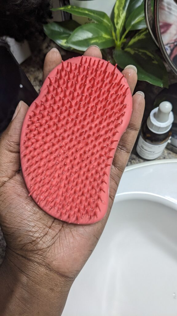 Tangle Teezer Original (Thick & Curly) unique palm-friendly shape