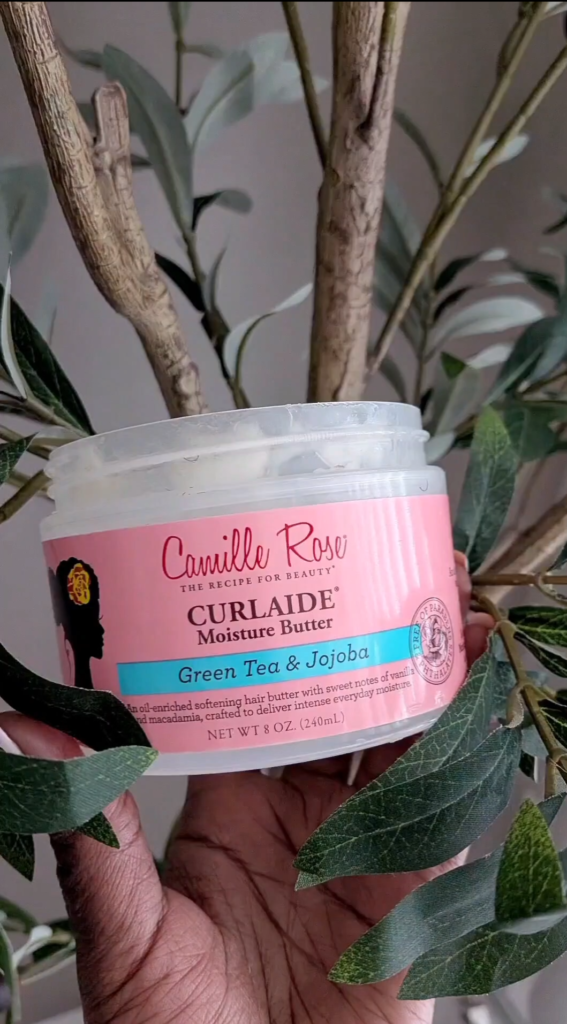 natural hair care empties - Camille Rose Naturals Curlaide Moisture Butter,camille rose moisture butter, green tea & jojoba, moisture butter, curled, Camille Rose