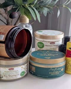 natural hair care empties - featured image